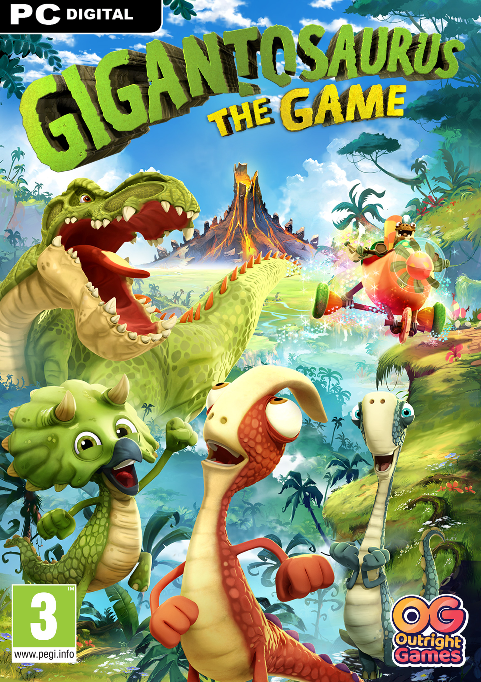 Gigantosaurus: The Game - predn DVD obal