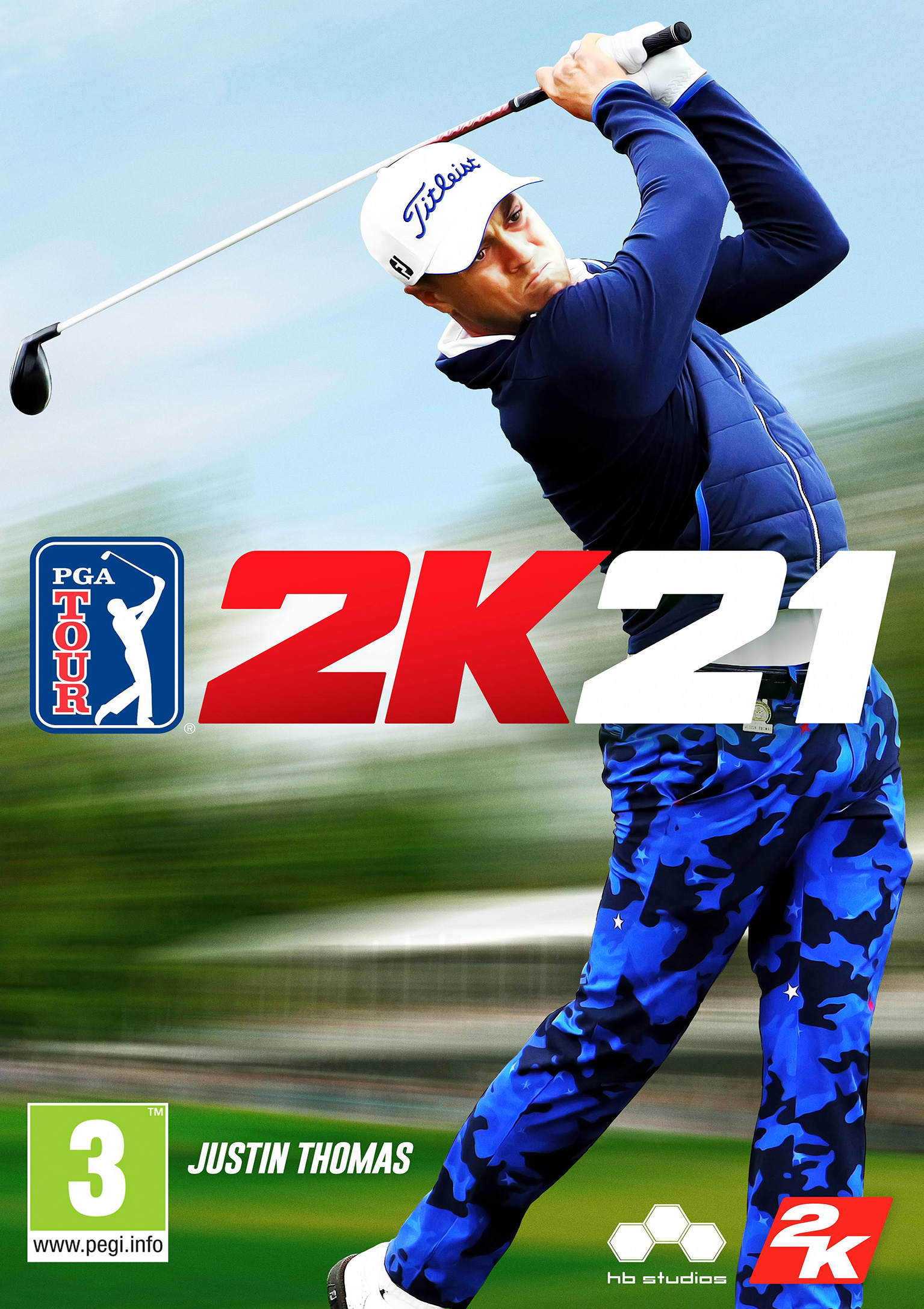 PGA Tour 2K21 - predn DVD obal