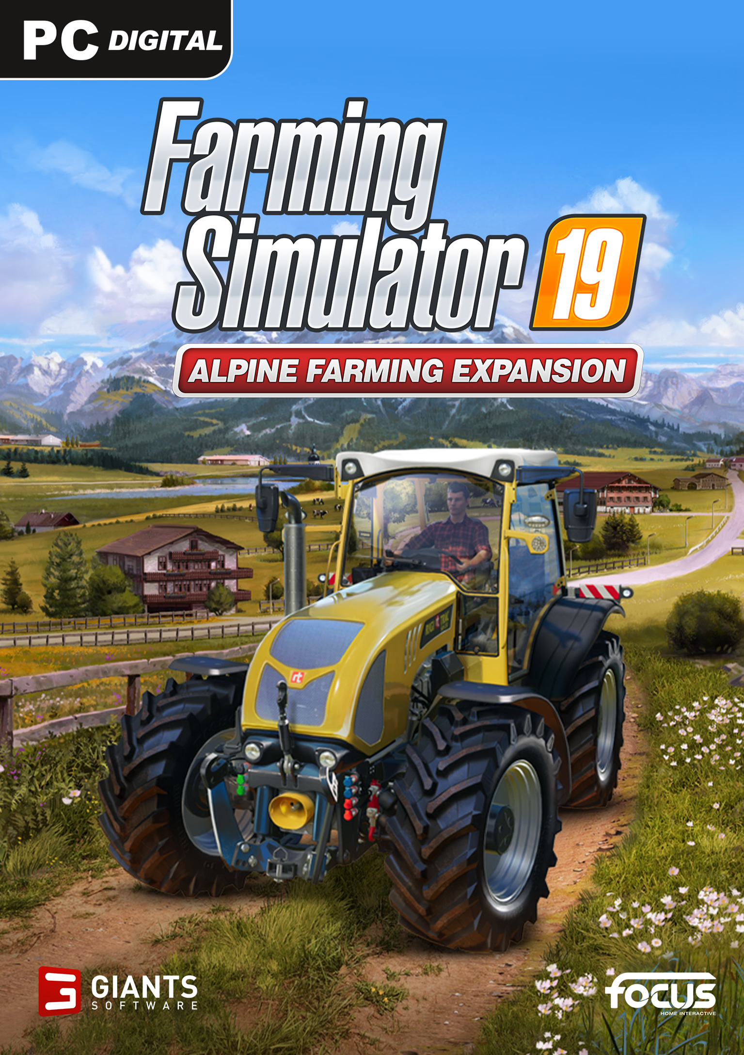 Farming Simulator 19: Alpine Farming Expansion - predn DVD obal