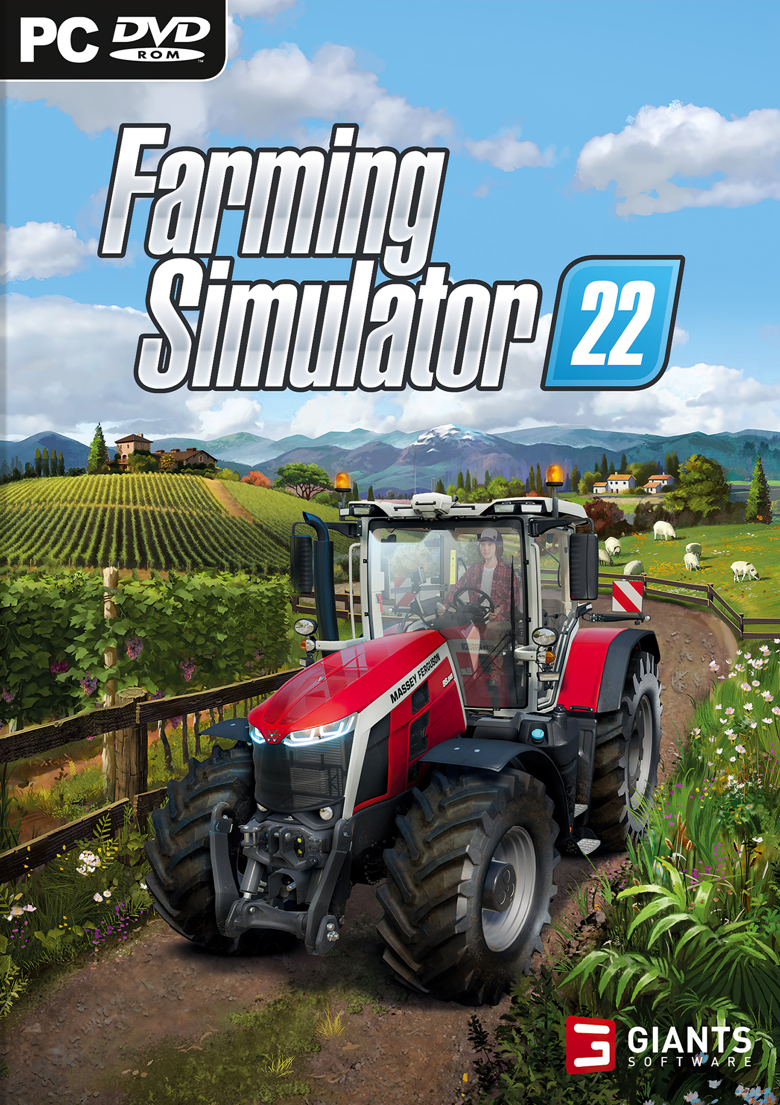 Farming Simulator 22 - predn DVD obal