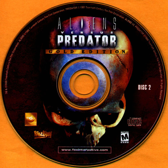 Aliens vs. Predator: Gold Edition - CD obal 2