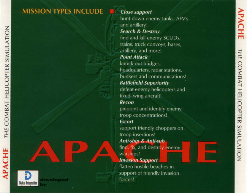 Apache - zadn CD obal