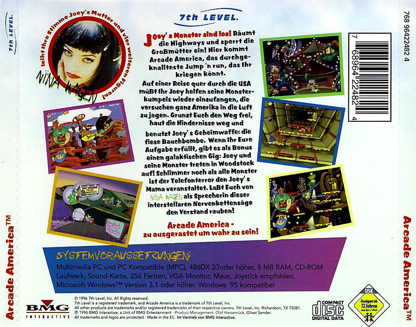 Arcade America - zadn CD obal
