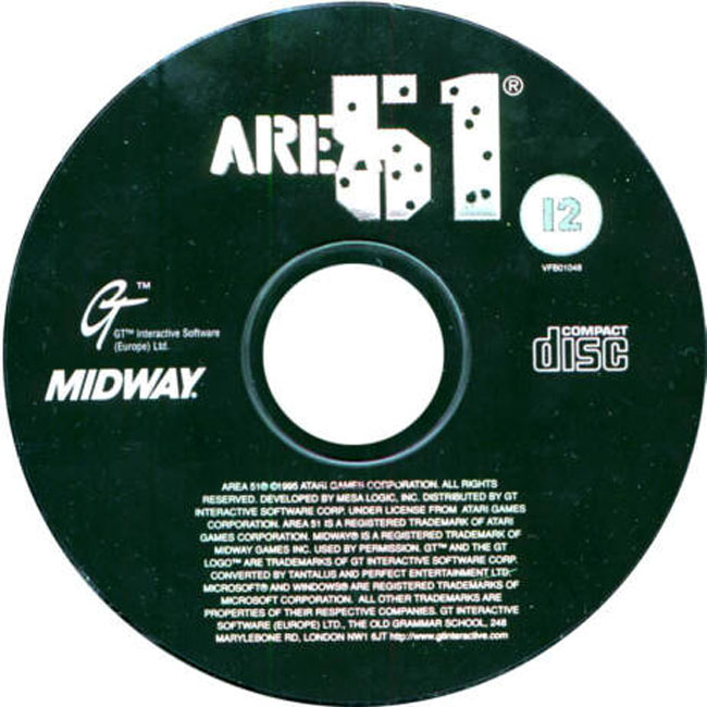 Area 51 (1996) - CD obal