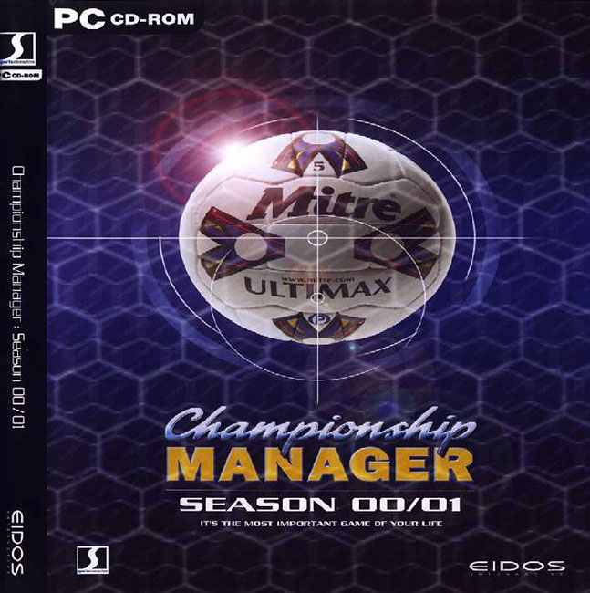 Championship Manager Season 00/01 - predn CD obal
