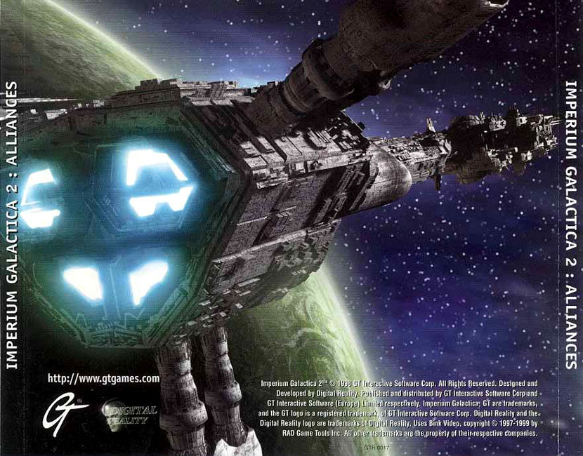 Imperium Galactica 2: Alliances - zadn CD obal