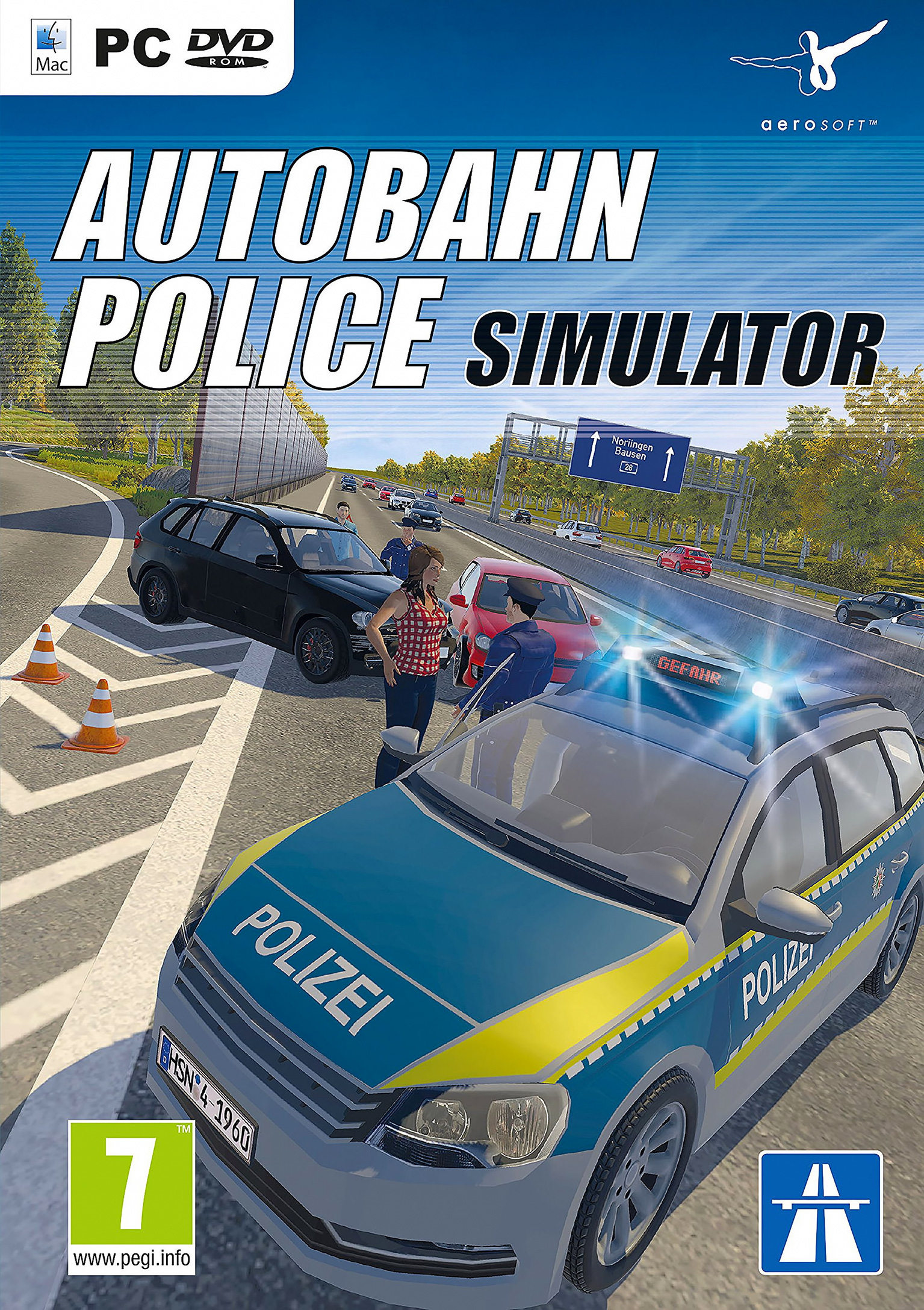 Autobahn Police Simulator - predn DVD obal