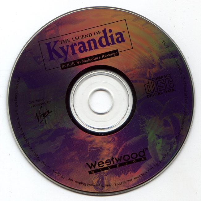 The Legend of Kyrandia III: Malcolm's Revenge - CD obal