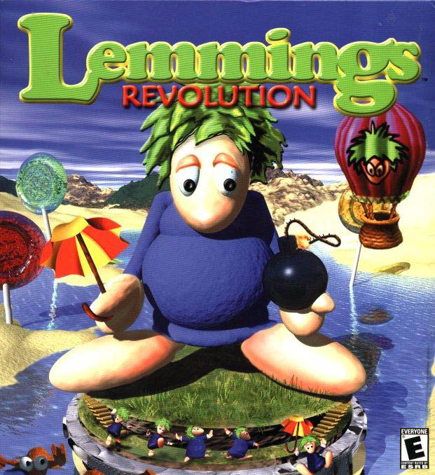 Lemmings Revolution - predn CD obal 2