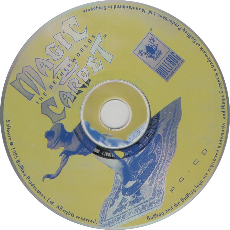 Magic Carpet 2: The Netherworlds - CD obal