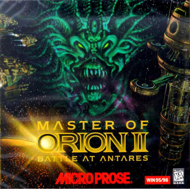 Master of Orion II: Battle at Antares - predn CD obal