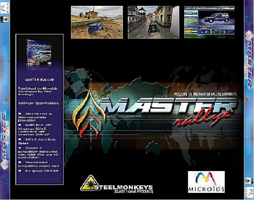 Master Rallye - zadn CD obal
