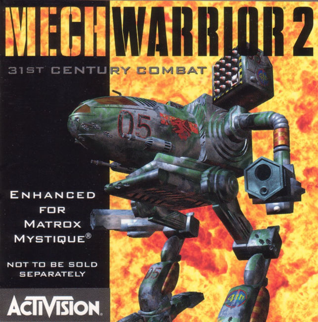 MechWarrior 2: 31st Century Combat (Matrox Mistique Bundle Ver.) - predn CD obal