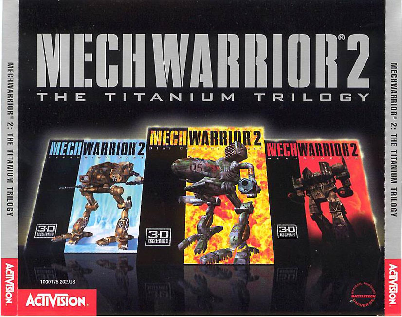 MechWarrior 2: The Titanium Trilogy - predn CD obal