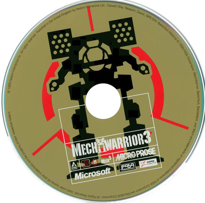 MechWarrior 3 - CD obal