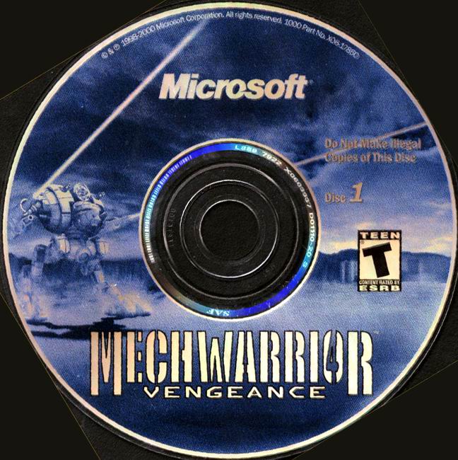 MechWarrior 4: Vengeance - CD obal 2