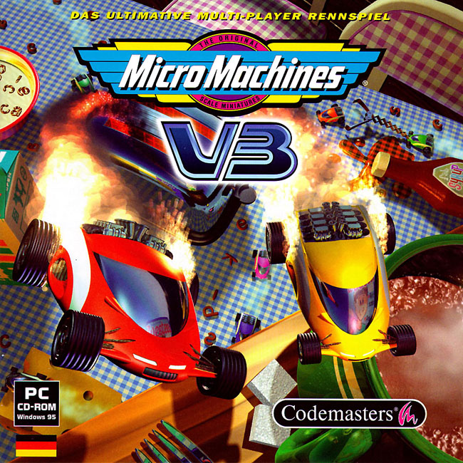 Micro Machines V3 - predn CD obal