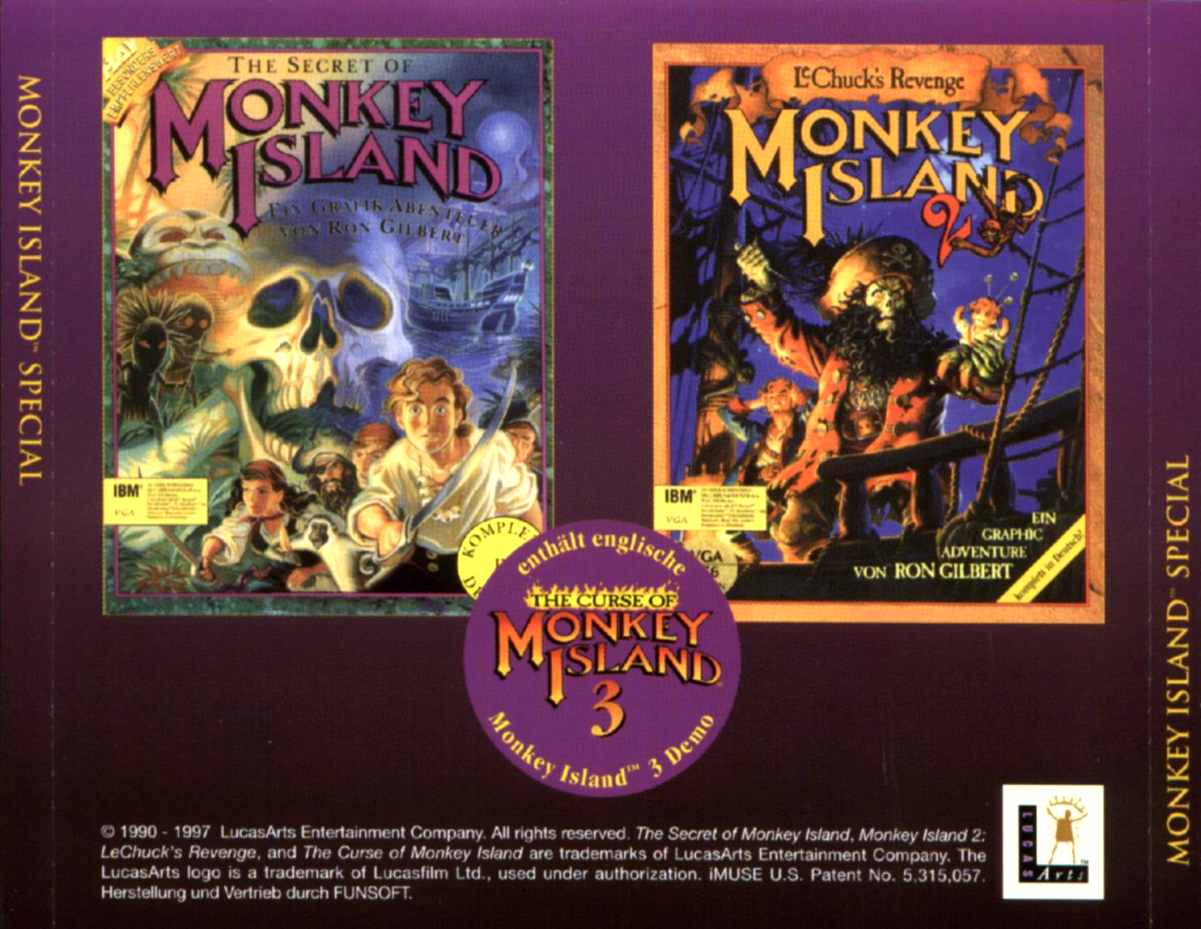 Monkey Island: Special - zadn CD obal