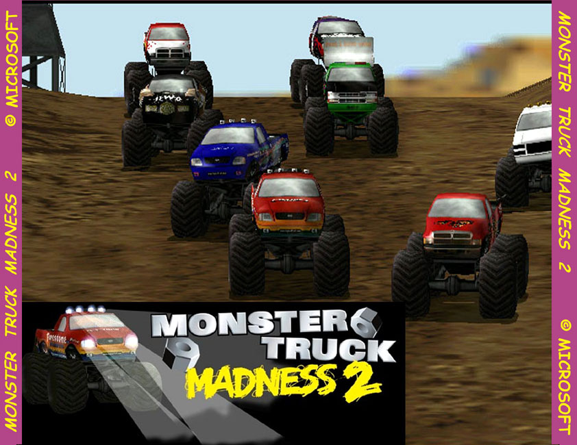 Monster Truck Madness 2 - zadn CD obal 2