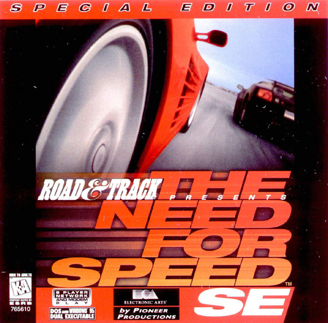 Need for Speed: Special Edition - predn CD obal