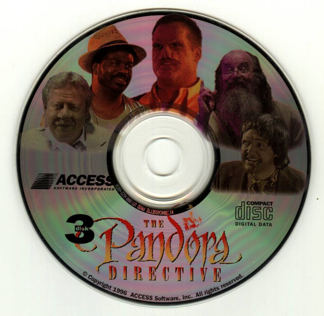 The Pandora Directive - CD obal 2