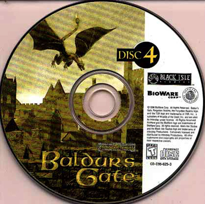 Baldur's Gate - CD obal 4