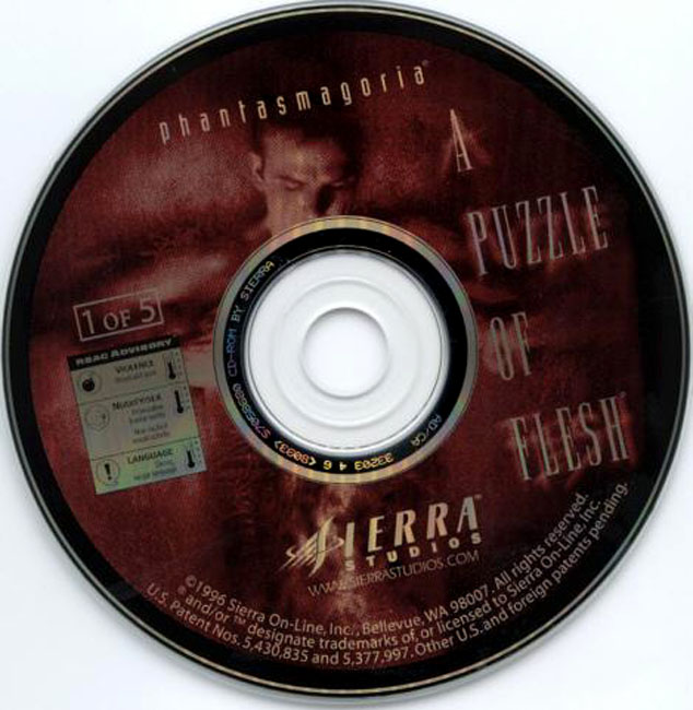 Phantasmagoria: A Puzzle of Flesh - CD obal