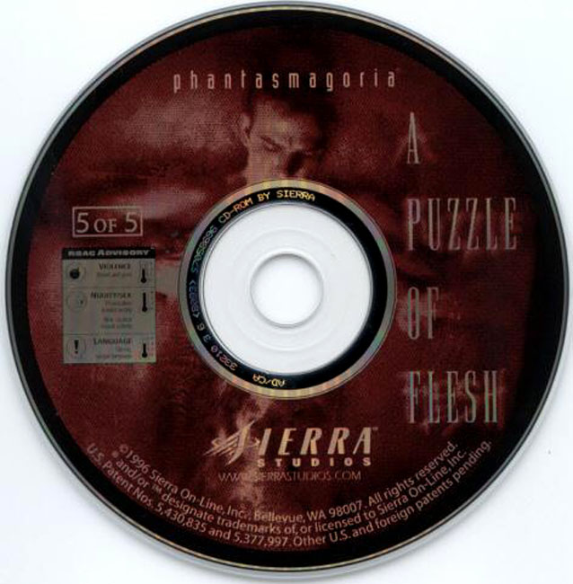 Phantasmagoria: A Puzzle of Flesh - CD obal 5