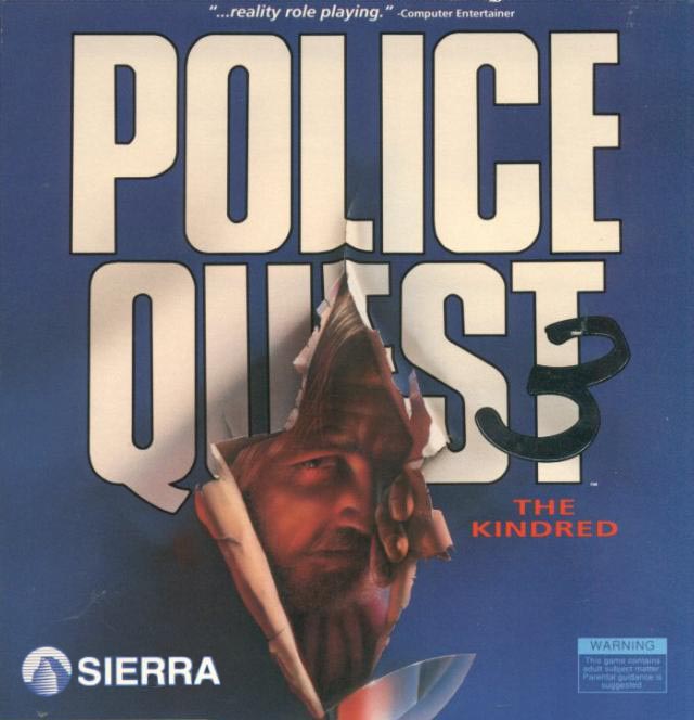 Police Quest 3: The Kindred - predn CD obal