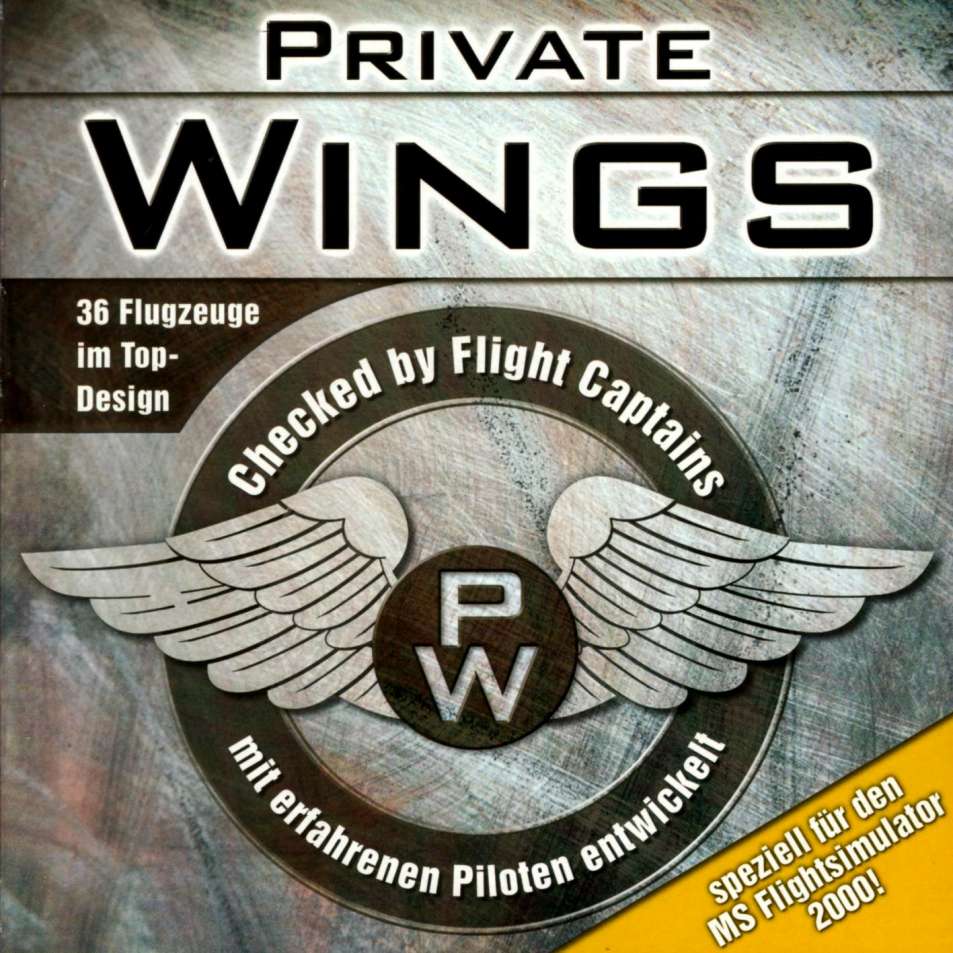 Private Wings: For MS Flight Simulator 2000 - predn CD obal