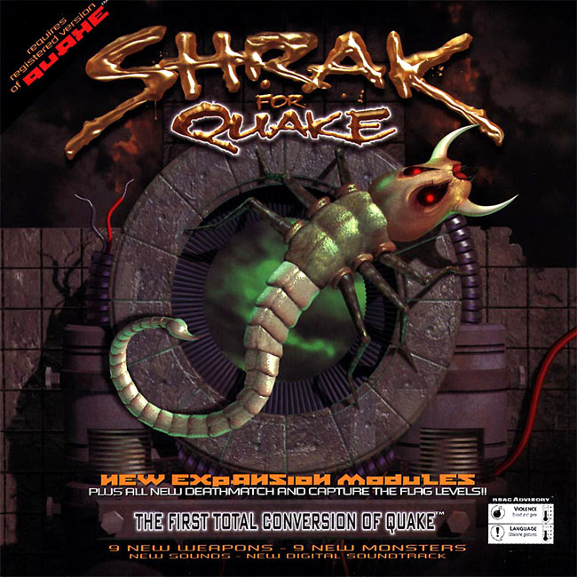 Quake: Shrak - predn CD obal