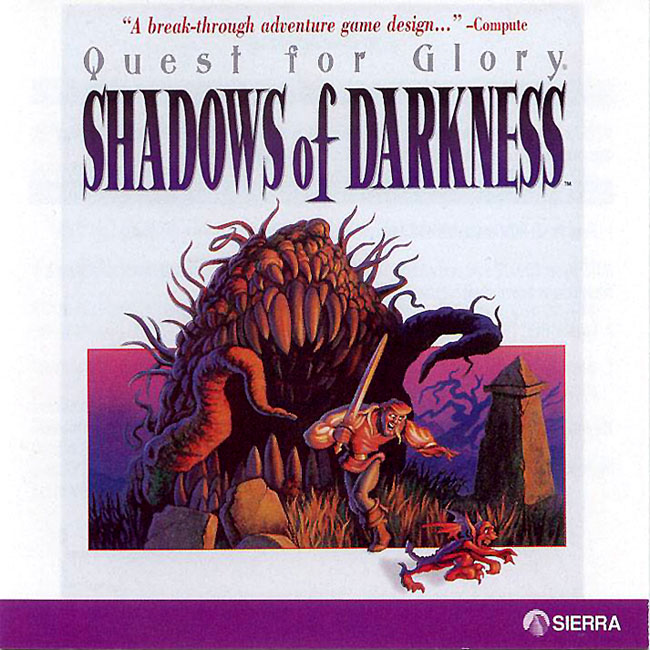 Quest for Glory 4: Shadows of Darkness - predn CD obal