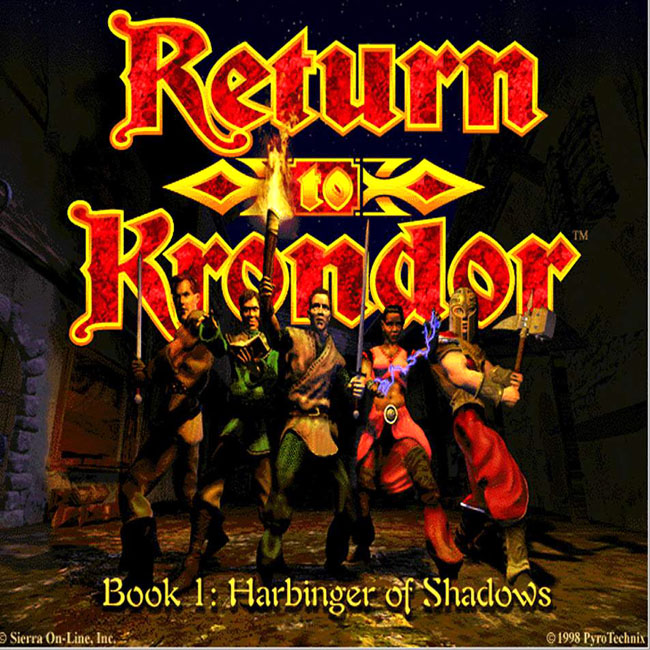Return to Krondor - predn CD obal