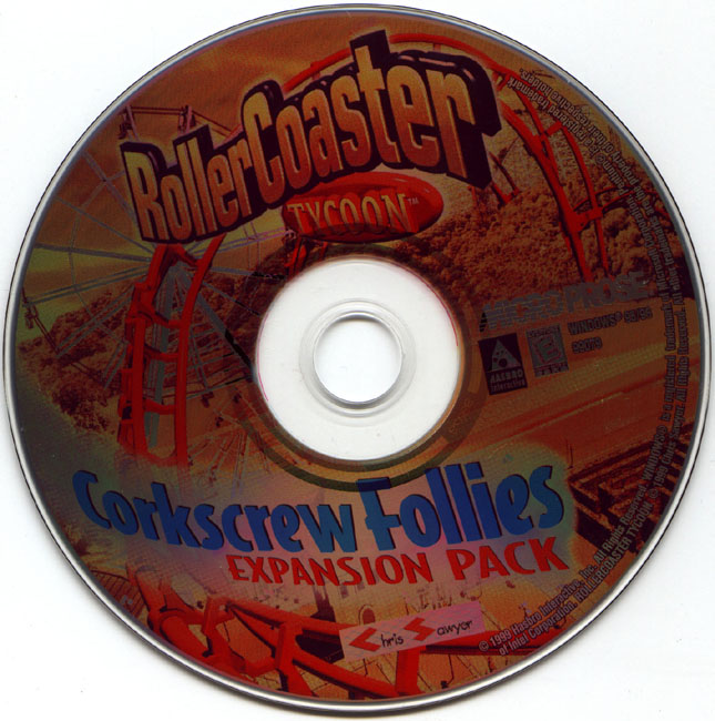 RollerCoaster Tycoon: Corkscrew Follies - CD obal