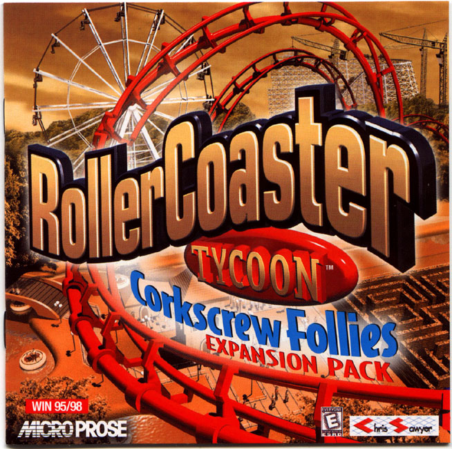 RollerCoaster Tycoon: Corkscrew Follies - predn CD obal