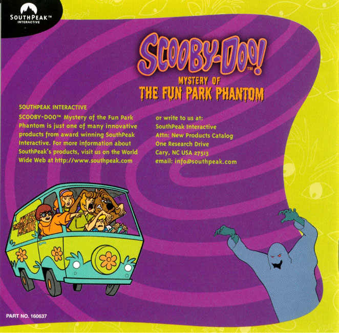 Scooby-Doo: Mystery of the Fun Park Phantom - predn vntorn CD obal
