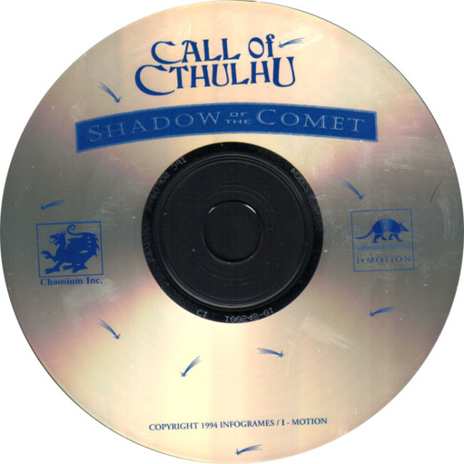 Call of Cthulhu: Shadow of the Comet - CD obal