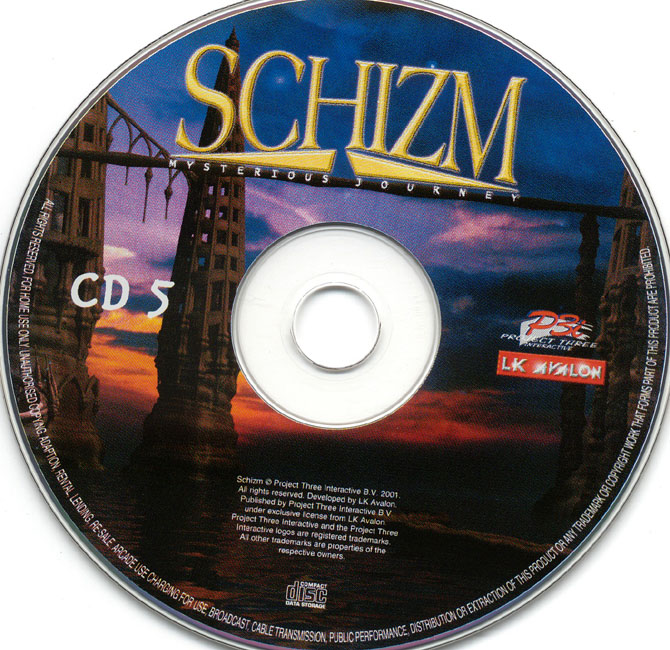 Schizm: Mysterious Journey - CD obal 5