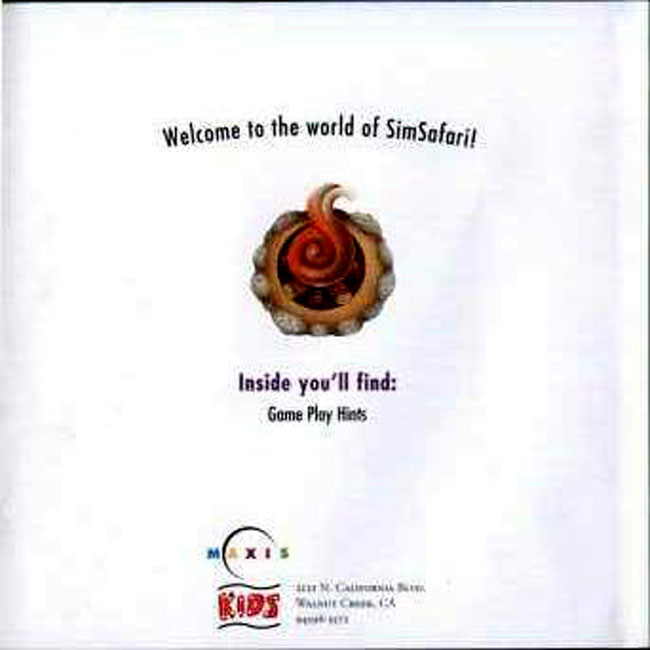 Sim Safari - predn vntorn CD obal