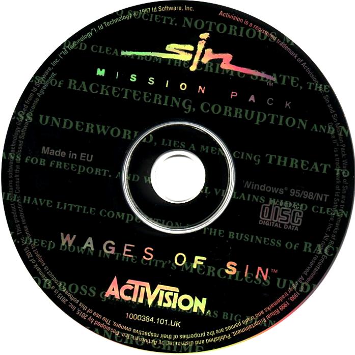 SiN: Wages of Sin - CD obal