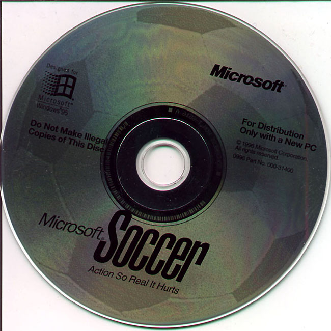 Microsoft Soccer - CD obal