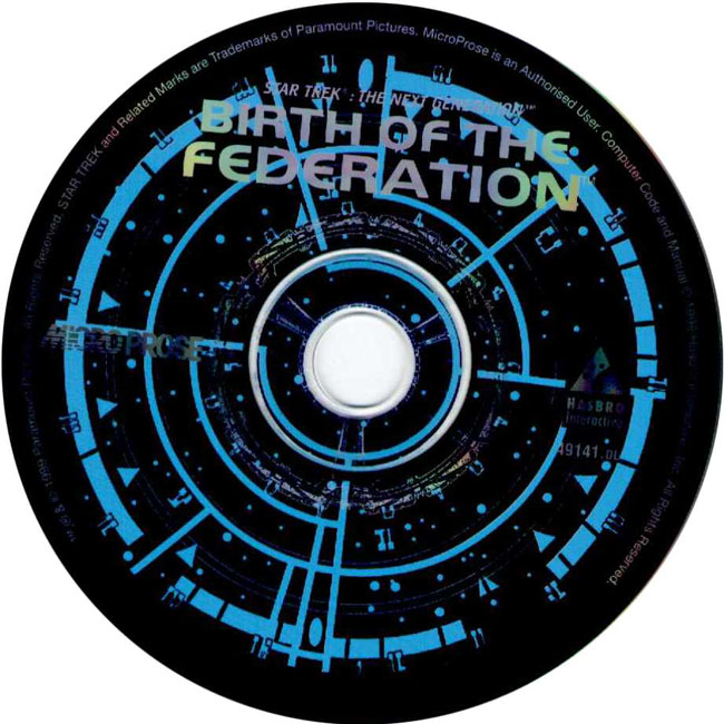 Star Trek: The Next Generation: Birth of the Federation - CD obal