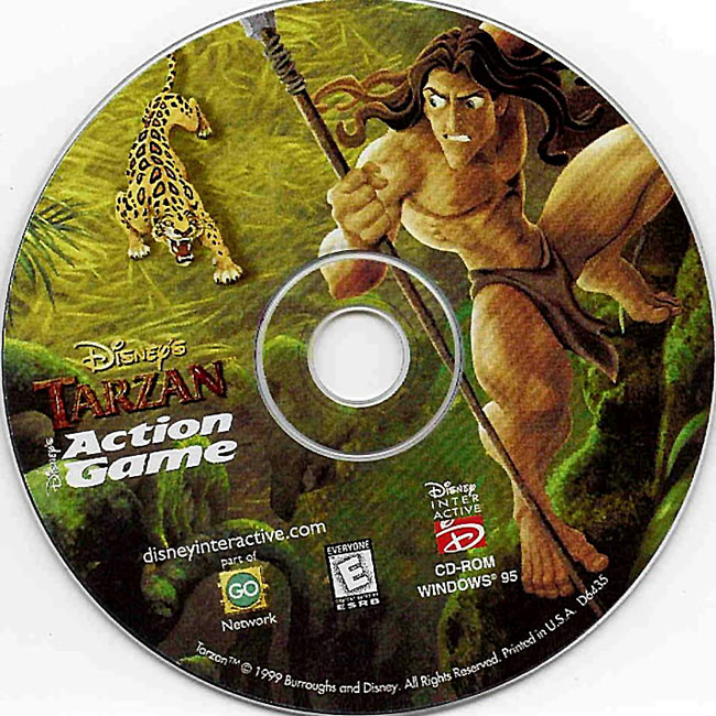 Tarzan Action Gamea - CD obal
