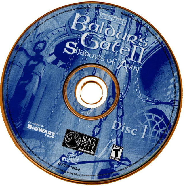 Baldur's Gate 2: Shadows of Amn - CD obal