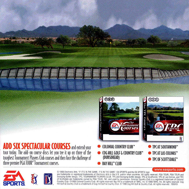 Tiger Woods 99: PGA Tour Golf - predn vntorn CD obal