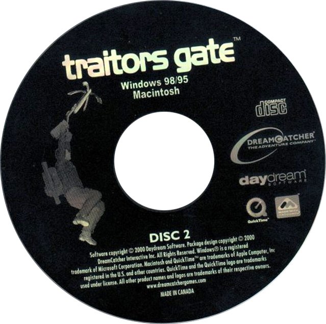 Traitors Gate - CD obal 2