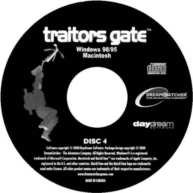 Traitors Gate - CD obal 4