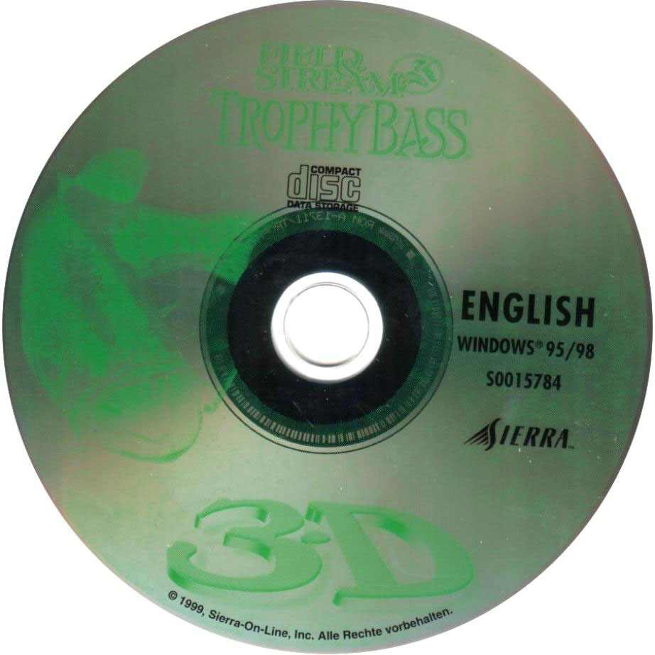 Trophy Bass 3D - CD obal