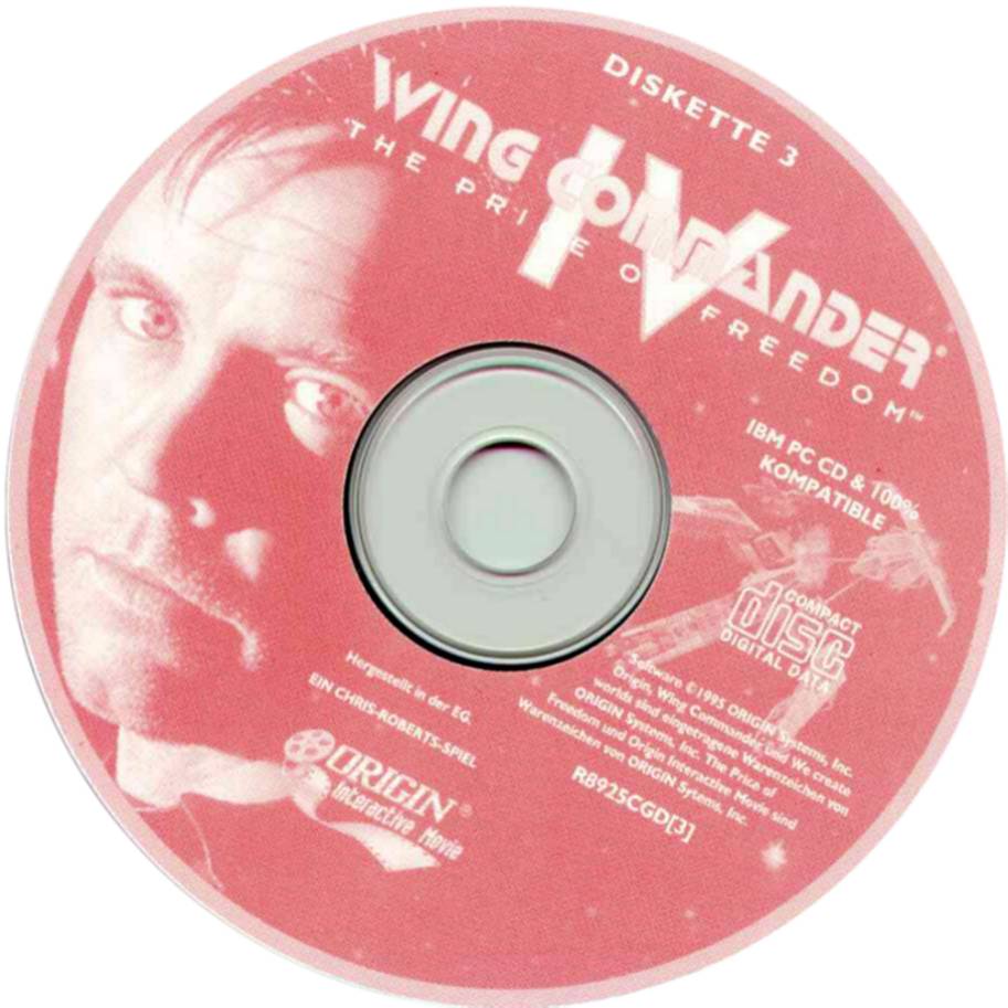 Wing Commander 4: The Price of Freedom - CD obal 3
