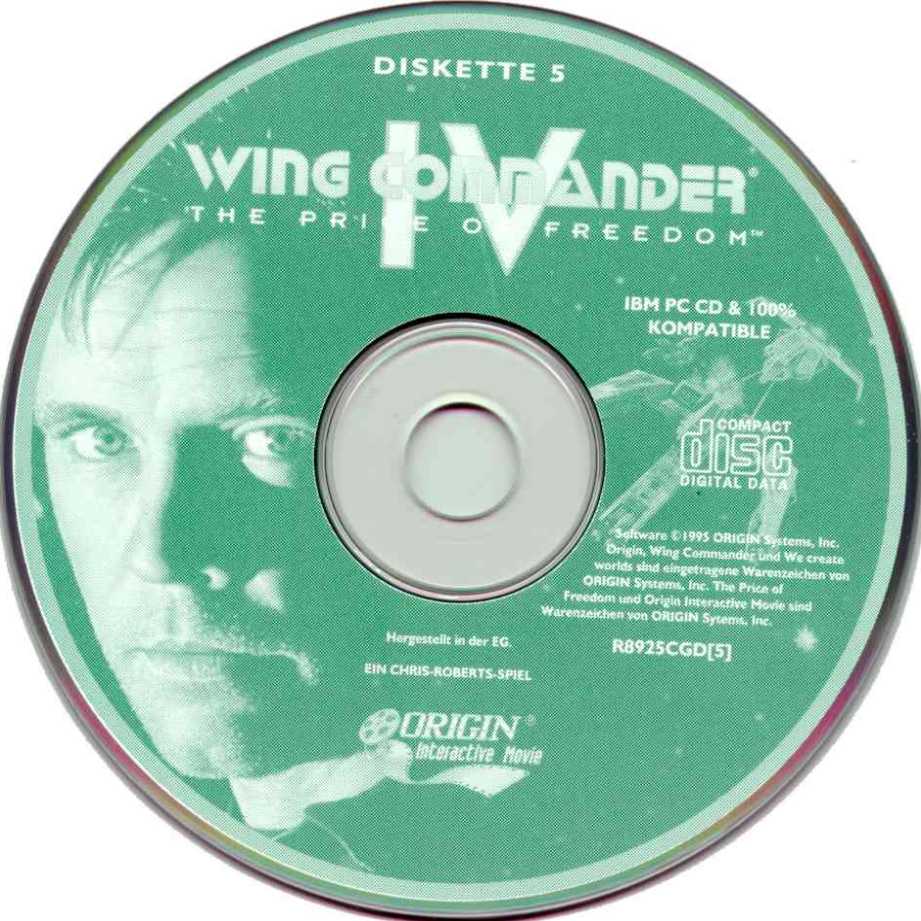 Wing Commander 4: The Price of Freedom - CD obal 5